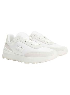 Sapatilhas Tommy Jeans Tech Runner Branco Mulher