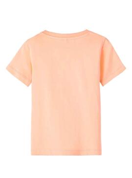 T-Shirt Name It Frede Coral para Menino