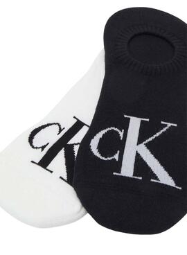 Pack de meias Calvin Klein Footie para homens
