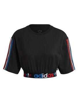 T-Shirt Adidas Adicolor Primeblue Preto Mulher