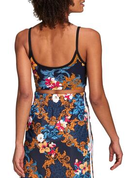 Top Adidas Her Studio London Azul para Mulher