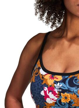 Top Adidas Her Studio London Azul para Mulher