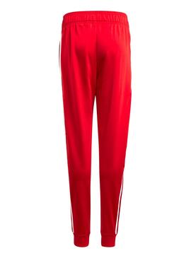 Calças de treino Adidas Vermelho para Menino e Menina