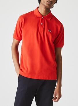 Polo Lacoste Basic Vermelho para Homem