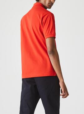 Polo Lacoste Basic Vermelho para Homem