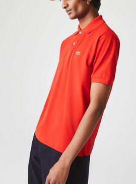 Polo Lacoste Basic Vermelho para Homem