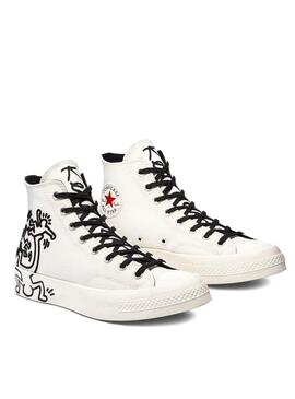 Sapatilhas Converse x Keith Haring Chuck'70 Branco