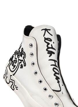 Sapatilhas Converse x Keith Haring Chuck'70 Branco