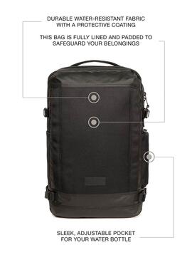 Mochila Eastpak Authentic Connect Tecum Preto