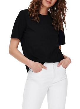 T-Shirt Only Life Preto para Mulher