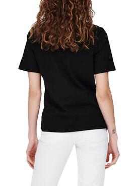 T-Shirt Only Life Preto para Mulher