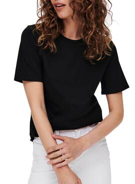 T-Shirt Only Life Preto para Mulher