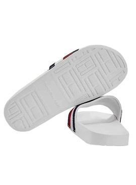 Flip flops Tommy Jeans Shimmery Branco para Mulher