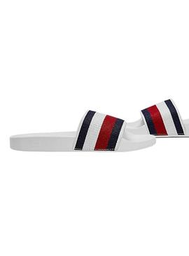 Flip flops Tommy Jeans Shimmery Branco para Mulher