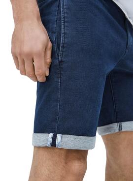 Bermuda Pepe Jeans James Short Azul Marinho para Homem