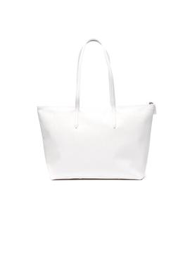 Bag Lacoste L Shopping Branca Mulher 