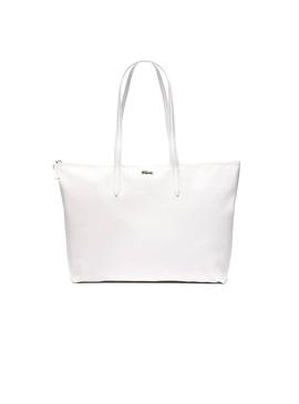 Bag Lacoste L Shopping Branca Mulher 