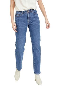 Jeans Vila Vistrray Azul para Mulher