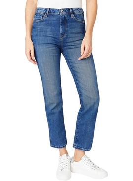 Jeans Pepe Jeans Dion 7/8 Azul para Mulher