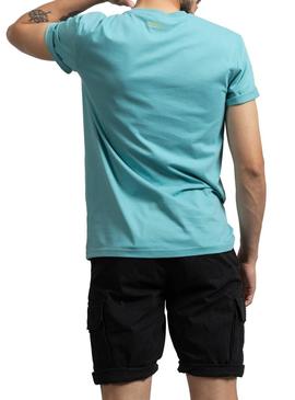 T-Shirt Basic Klout Azul para Homem e Mulher