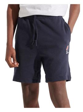 Bermuda Superdry Sportstyle Azul Marinho Homem