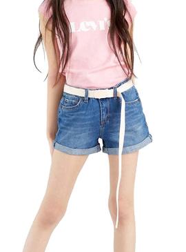 Short Levis Girlfriend Dark para Menina