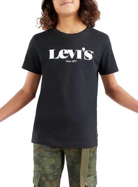 T-Shirt Levis Graphic Tee Preto para Menino