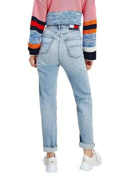 Jeans Tommy Jeans Julie Azul Mulher