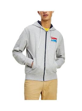 Casaca Tommy Jeans Essential Cinza para Homem