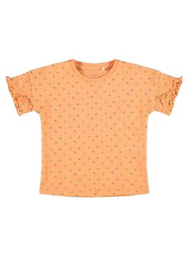 T-Shirt Name It Jamilia Orange para Menina