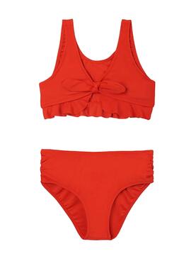Bikini Mayoral Laço Amapola Vermelho para Menina