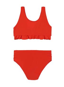Bikini Mayoral Laço Amapola Vermelho para Menina