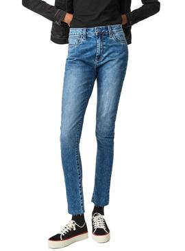 Jeans Pepe Jeans Regent Azul Mulher