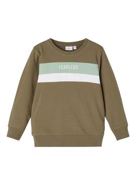 Sweat Name It Kinslee Verde para Menino