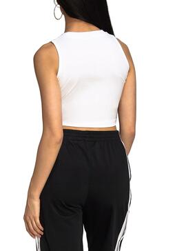 Top Adidas Tank Crop Branco para Mulher