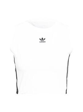 Top Adidas Tank Crop Branco para Mulher