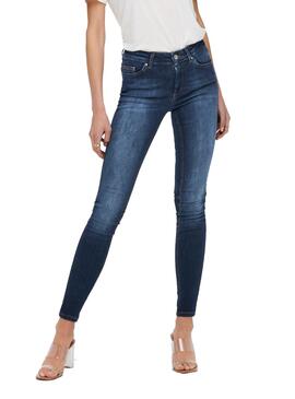 Jeans Only Blush Life Azul para Mulher