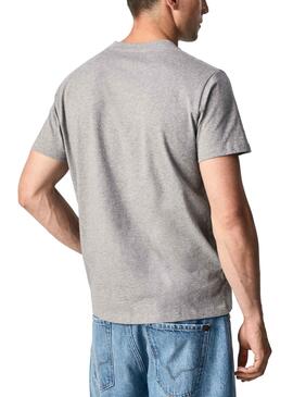 T-Shirt Pepe Jeans Wells Cinza para Homem