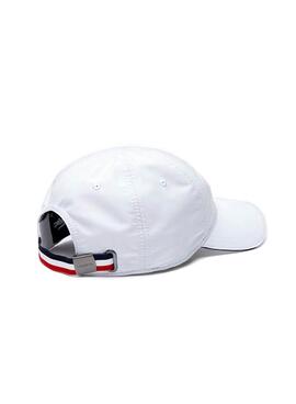 Chapéu Lacoste Logo Oversize Branco para Homem