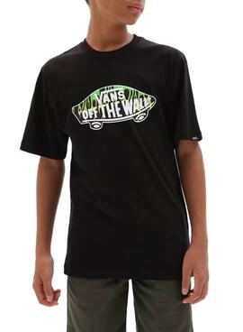 T-Shirt Vans OTW Logo Fill Boys Preto para Menino