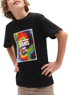 T-Shirt Vans Print Box Preto para Menino