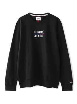 Sweat Tommy Jeans Essential Preto para Homem