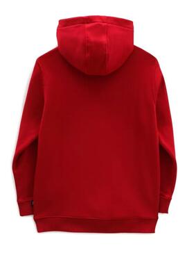 Sweat Vans Easy Logo Vermelho para Menino