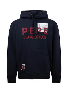 Sweat Pepe Jeans Joel Azul Marinho para Homem