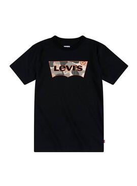 T-Shirt Levis Camo Preto para Menino