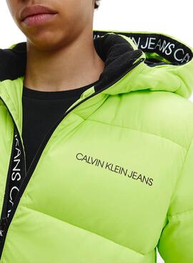 Casaca Calvin Klein Jeans Tape Verde Menino