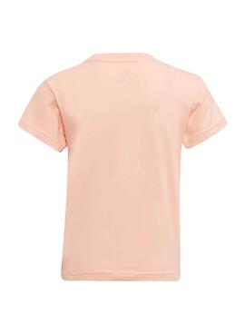 T-Shirt Adidas Trefoil Rosa para Menina