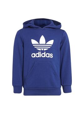 Treino Adidas Hoodie Adicolor Azul para Meninos