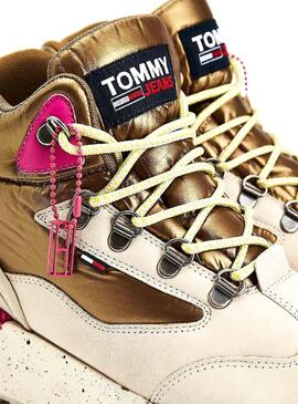 Botines Tommy Jeans Metallic para Mulher