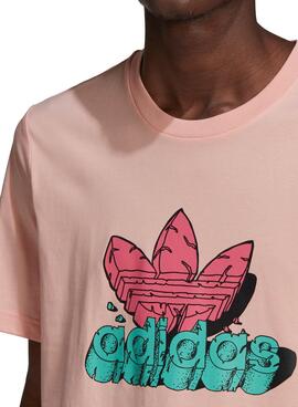 T-Shirt Adidas 5 AS Rosa para Homem